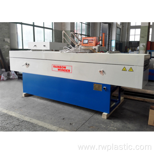 Flat monofilament extruding line